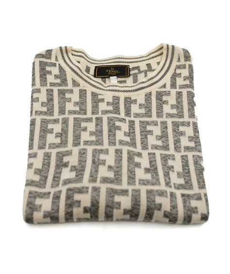 fendi zucca knit top